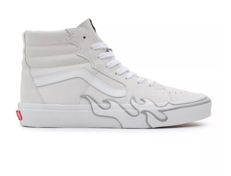VANS Sk8-Hi Flame Suede 'White'