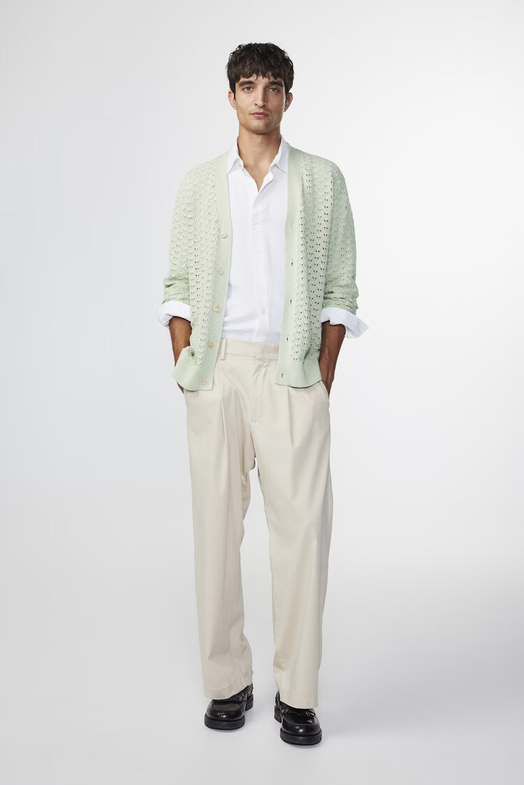 No Nationality 07 Kay 1809 Twill Trouser 'Ecru'