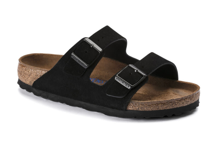 Birkenstock Arizona SFB Suede Narrow 'Black'