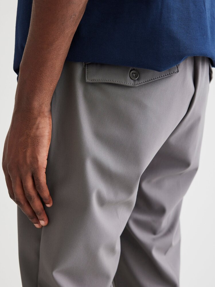 Woodbird Eik Nickel Pants 'Grey Stone'