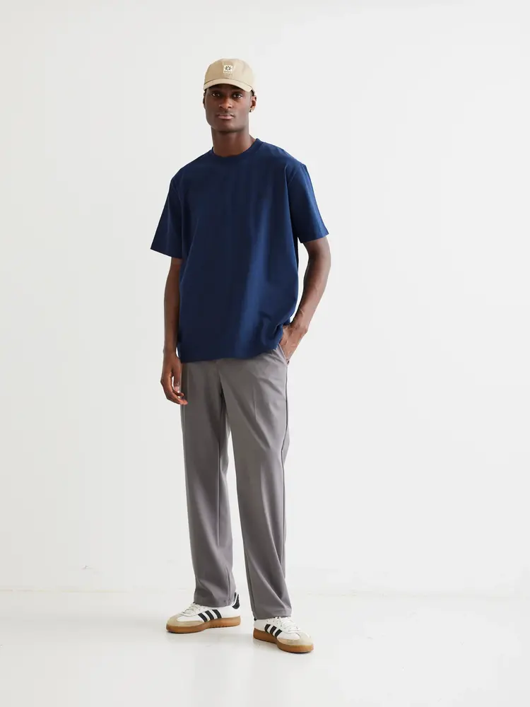 Woodbird Eik Nickel Pants 'Grey Stone'