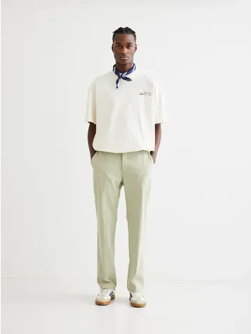 Woodbird Eik Nickel pants 'Dust Green'