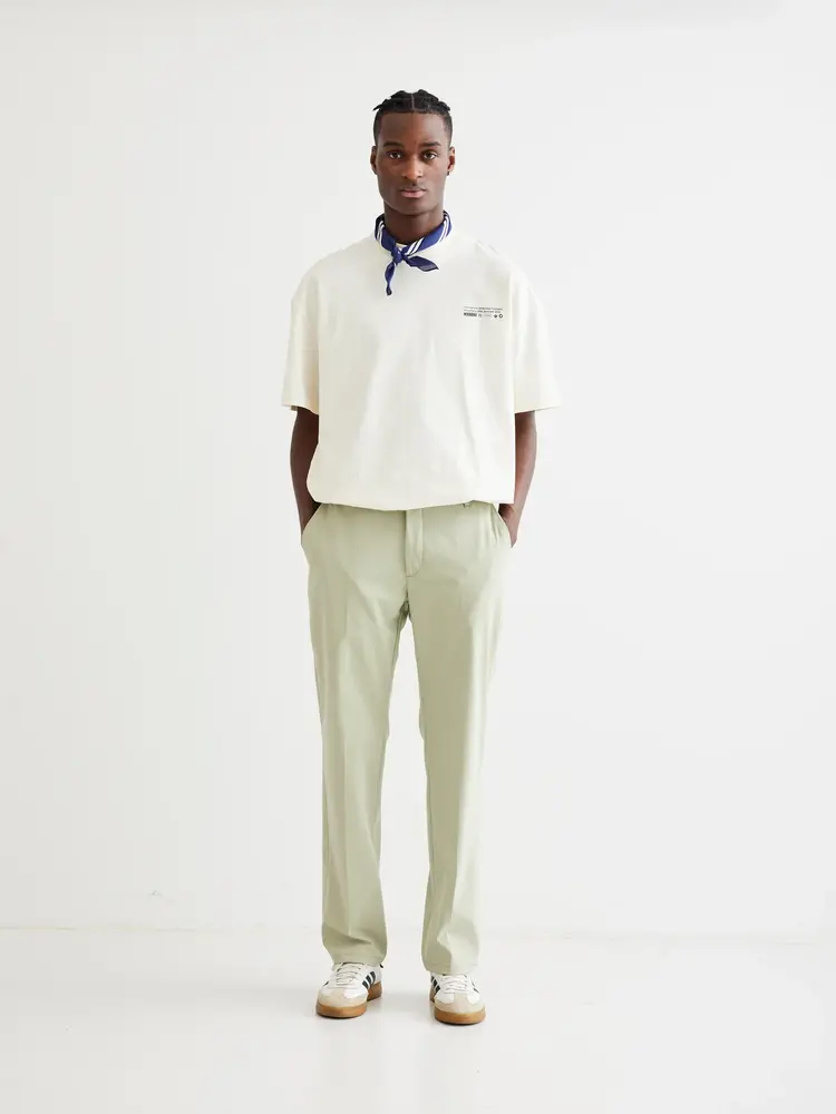 Woodbird Eik Nickel pants 'Dust Green'