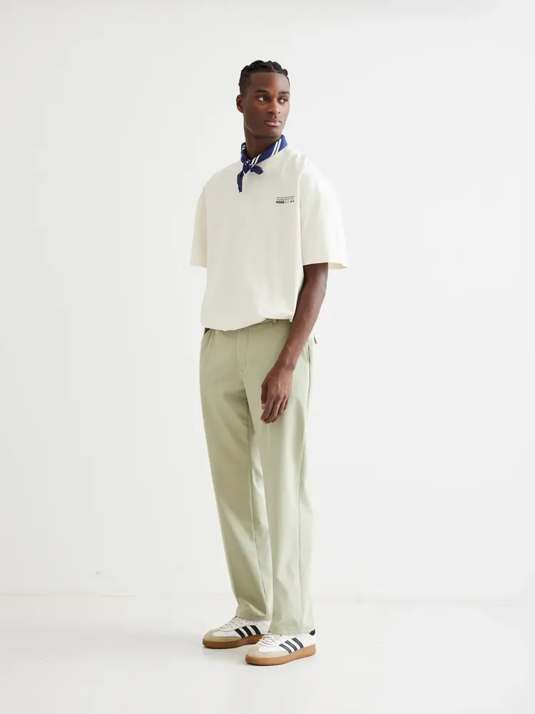 Woodbird Eik Nickel pants 'Dust Green'