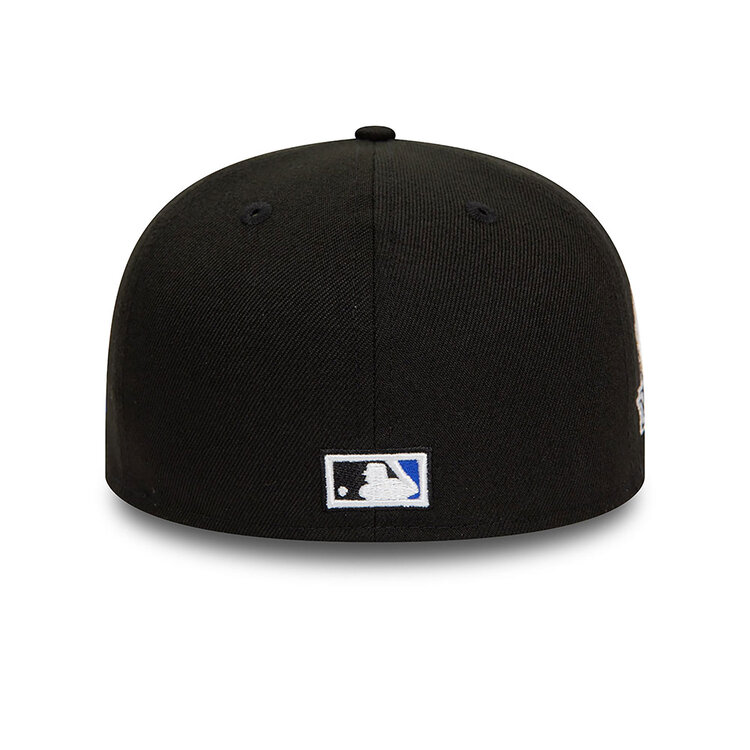 New Era Chicago Cubs MLB Cooperstown Pin Badge Black 59FIFTY Retro Crown Fitted Cap