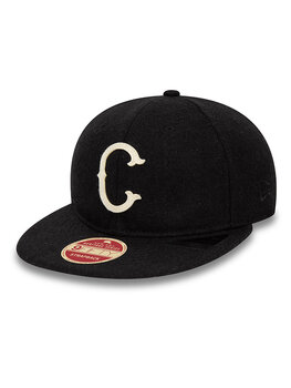 New Era Chicago White Sox Heritage Series Black Retro Crown 9FIFTY Strapback Cap