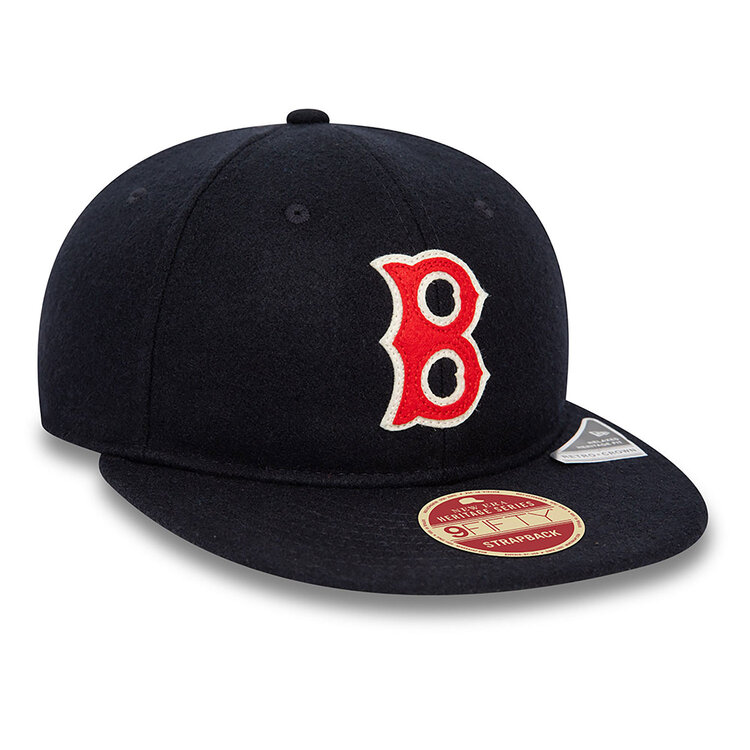 New Era Boston Red Sox Heritage Series Navy Retro Crown 9FIFTY Strapback Cap