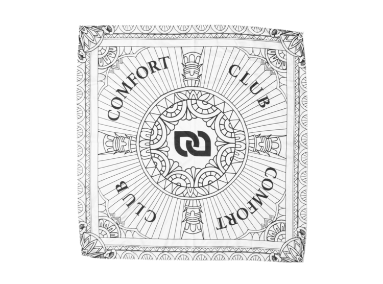 Comfort Club Gift of the Nile Bandana 'White'