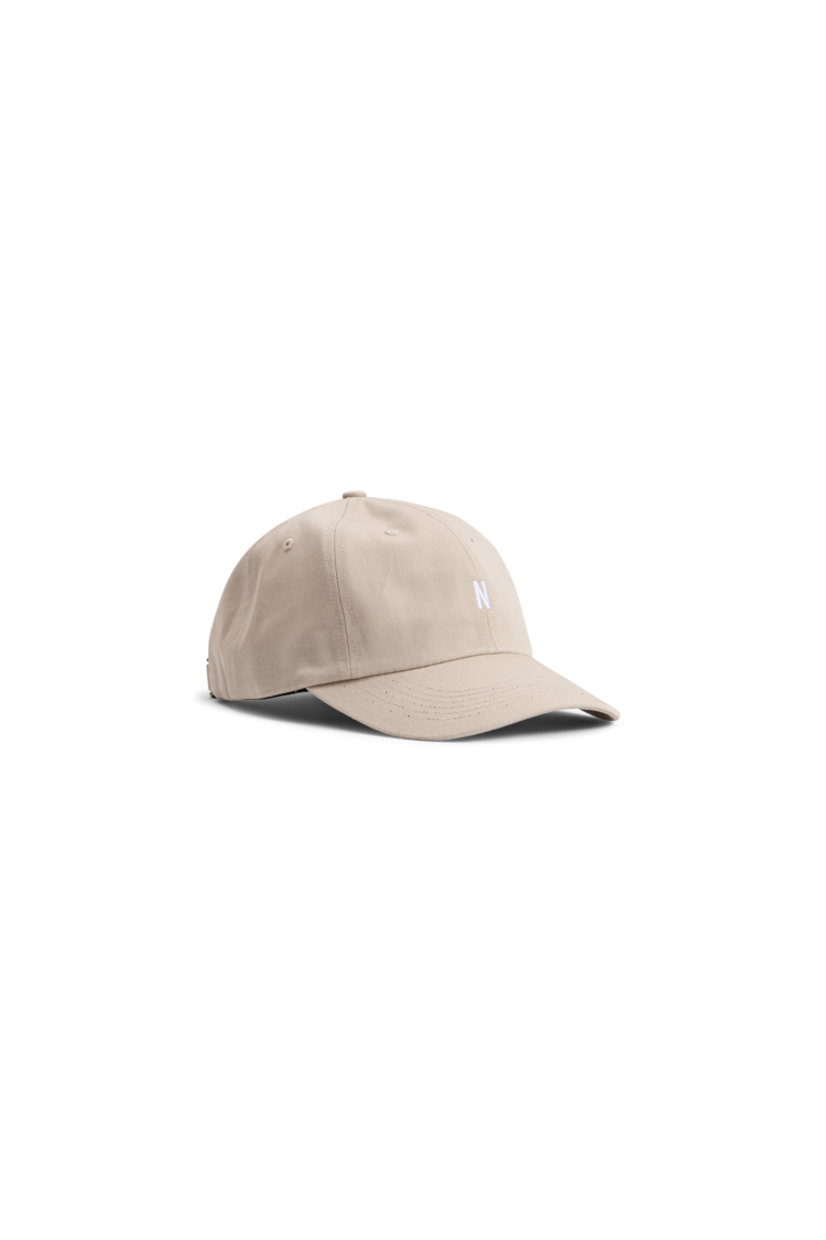 Norse Projects Twill Sports Cap 'Marble White'