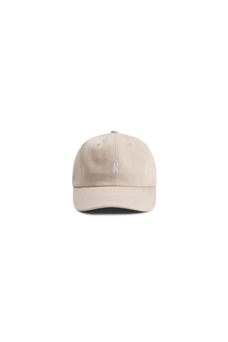 Norse Projects Twill Sports Cap 'Marble White'