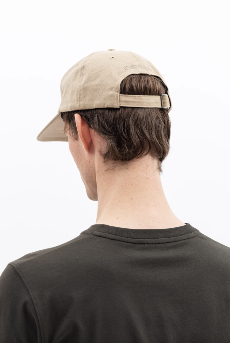 Norse Projects Twill Sports Cap 'Marble White'