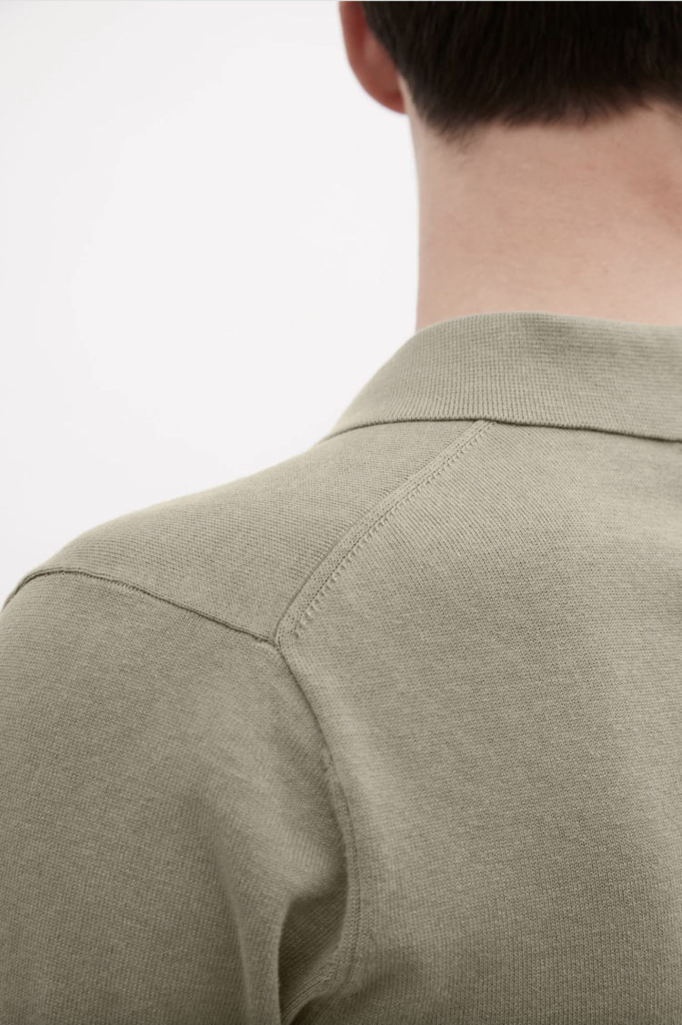 Norse Projects Leif Cotton Linen Polo 'Clay'