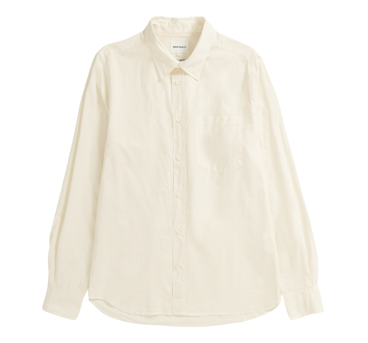 Norse Projects Osvald Cotton Tencel Shirt 'Enamel White'