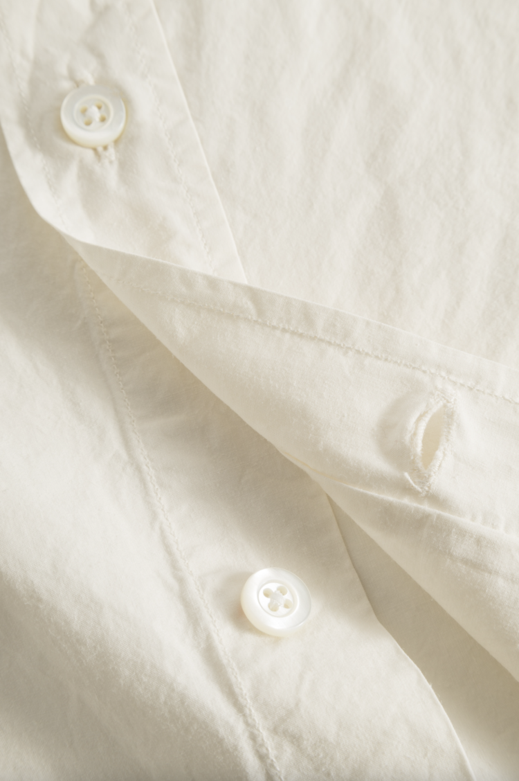 Norse Projects Osvald Cotton Tencel Shirt 'Enamel White'