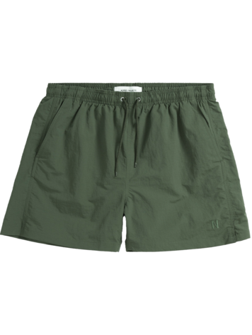 Norse Projects Hauge Recycled Nylon Swimmer Short 'Spruce Green'