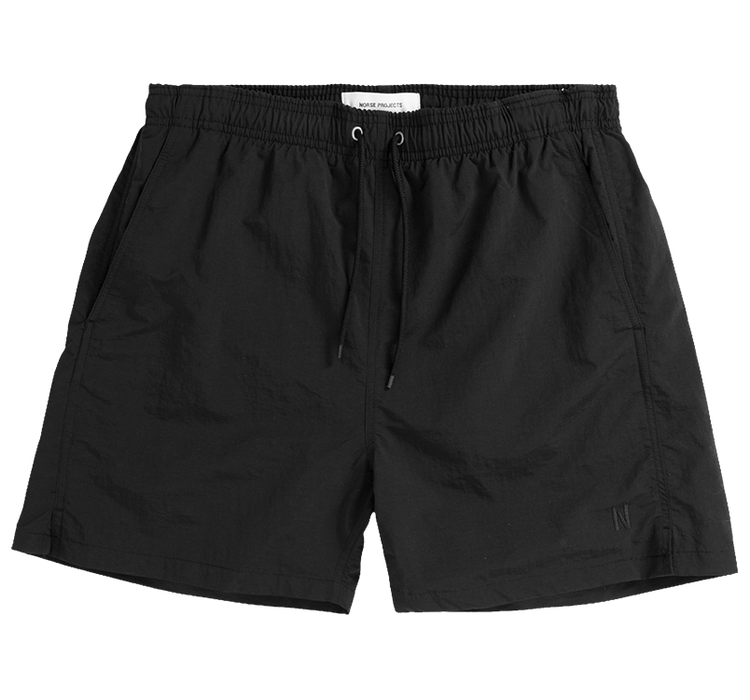 Norse Projects Hauge Recycled Nylon Swimmer Short 'Black'