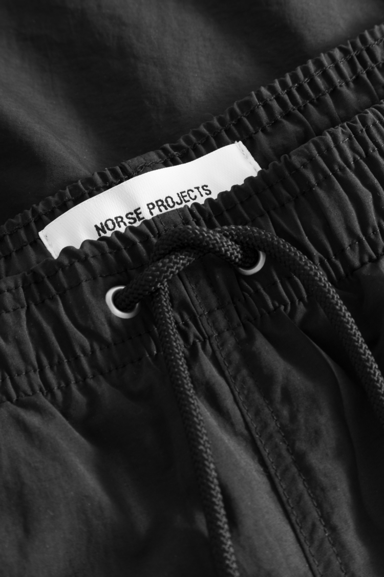 Norse Projects Hauge Recycled Nylon Swimmer Short 'Black'
