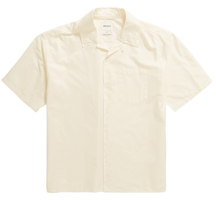 Norse Projects Carsten Cotton Tencel Shirt 'Enamel White'