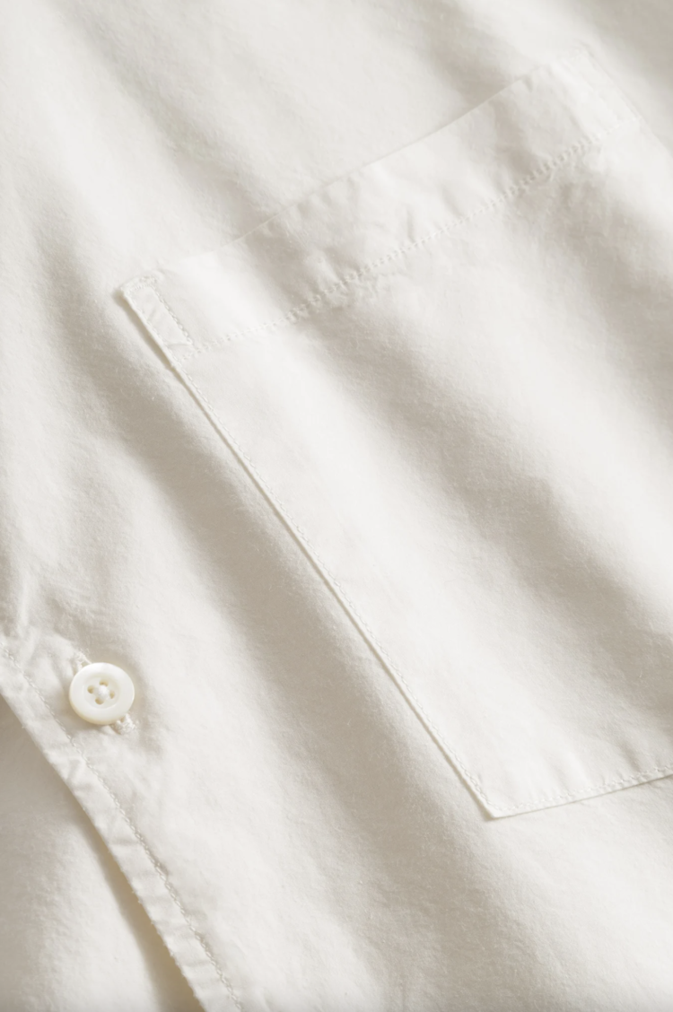 Norse Projects Carsten Cotton Tencel Shirt 'Enamel White'