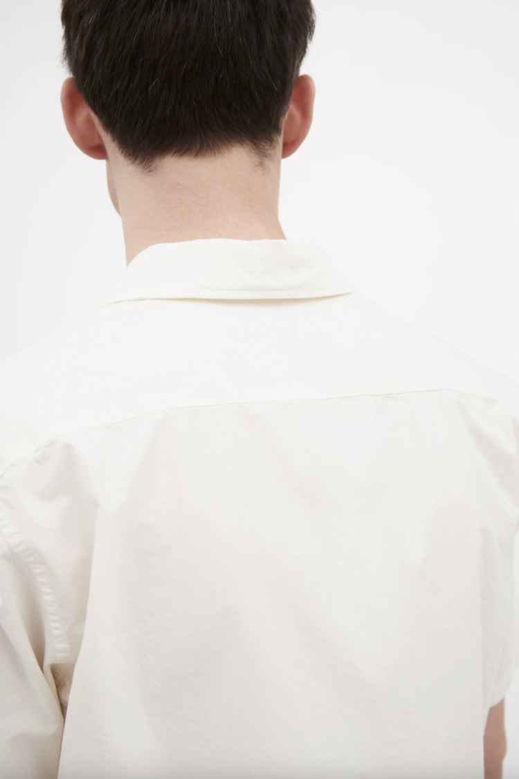 Norse Projects Carsten Cotton Tencel Shirt 'Enamel White'
