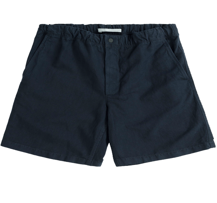 Norse Projects Ezra Relaxed Cotton Linen Short 'Dark Navy'