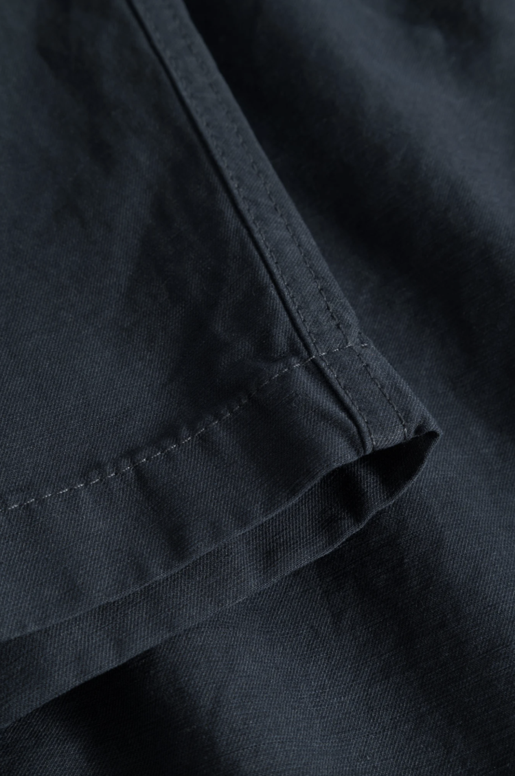Norse Projects Ezra Relaxed Cotton Linen Short 'Dark Navy'
