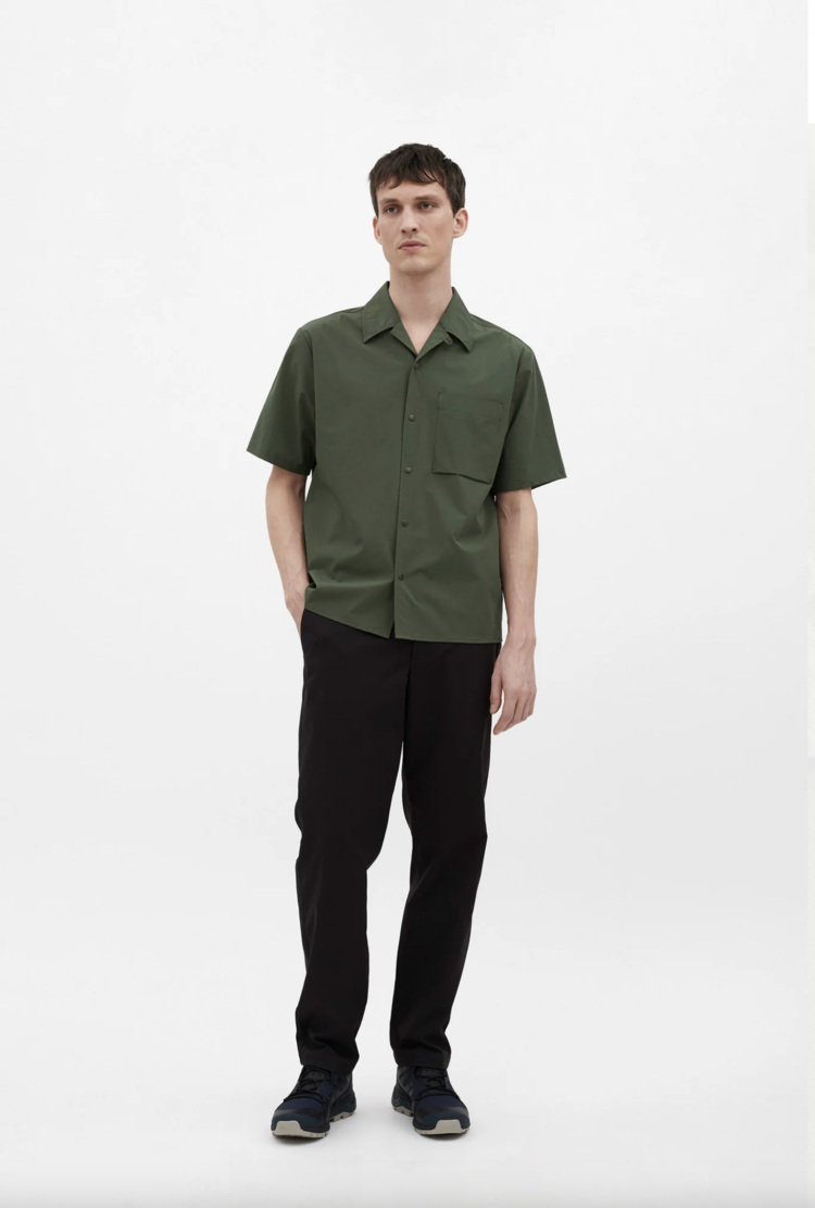 Norse Projects Carsten Travel Light Shirt 'Spruce Green'