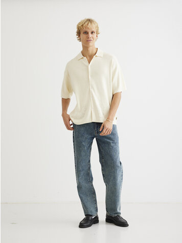 Woodbird Banks Vase Knit 'Off White'