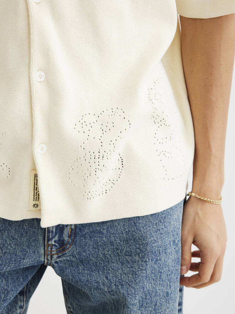 Woodbird Banks Vase Knit 'Off White'