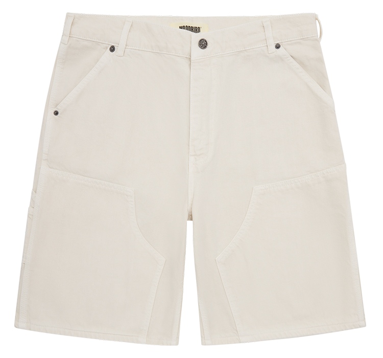 Woodbird Dizzon Carpenter Shorts 'Off White'