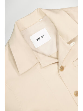 No Nationality 07 Murray 1809 Twill Overshirt 'Ecru'