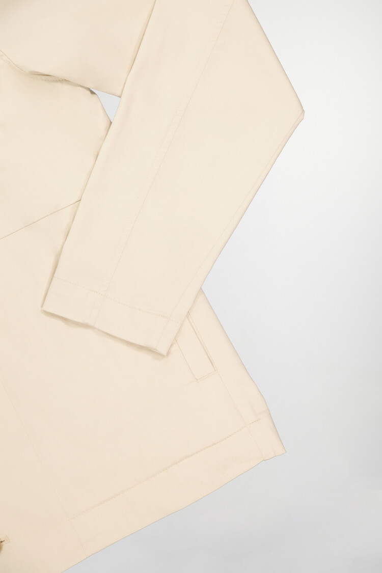 No Nationality 07 Murray 1809 Twill Overshirt 'Ecru'