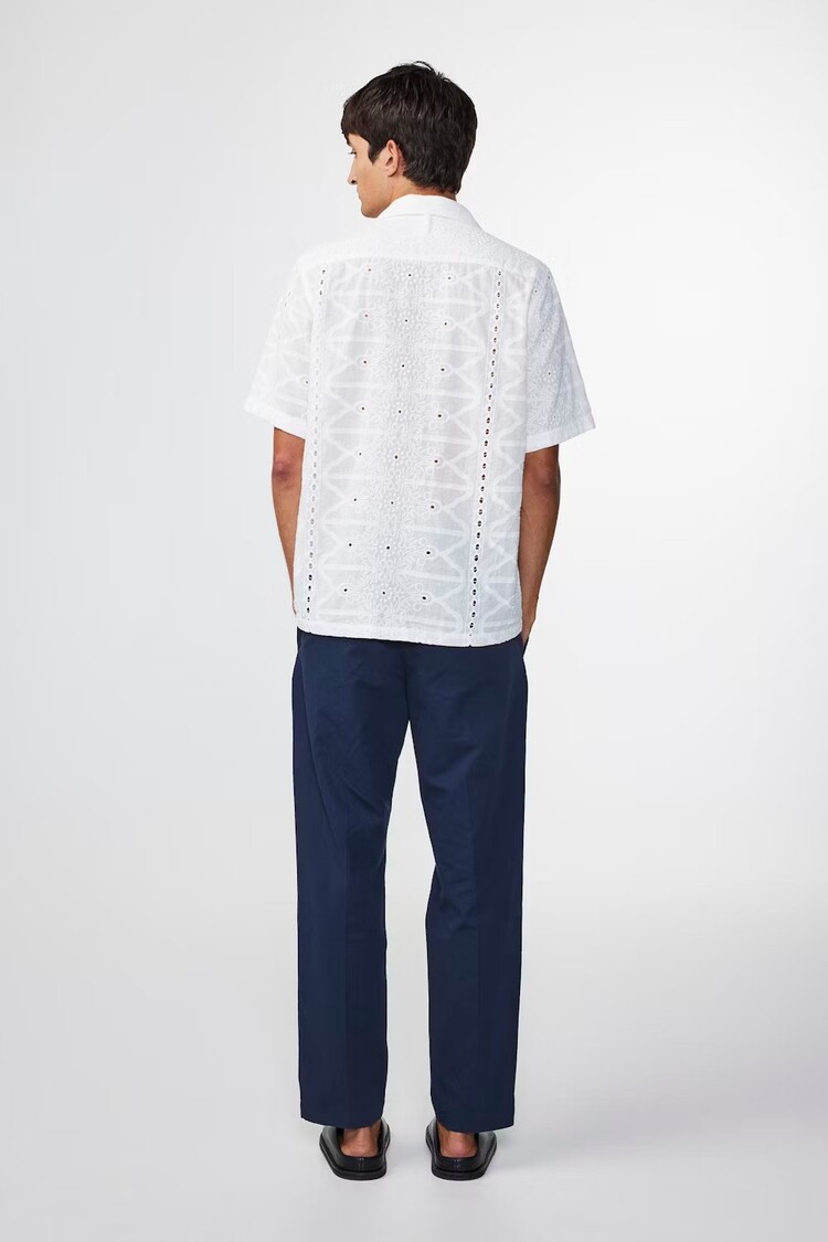 No Nationality 07 Julio 5392 Embroidery Shirt 'White'