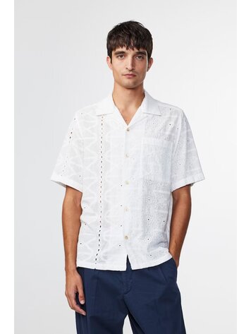 No Nationality 07 Julio 5392 Embroidery Shirt 'White'