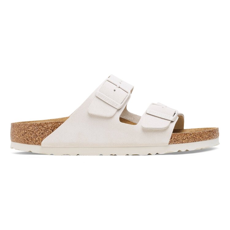 Birkenstock Arizona Suede Leve 'Antique White'