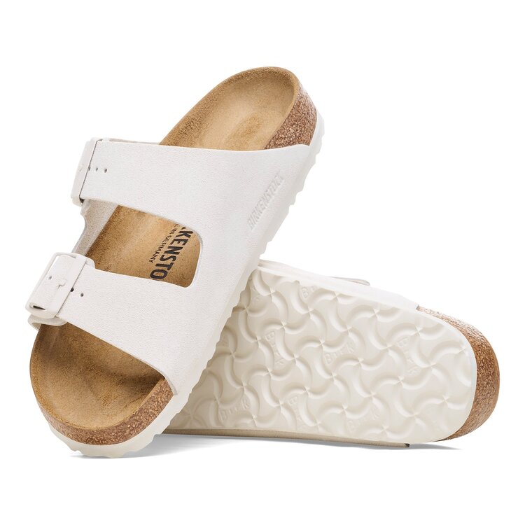 Birkenstock Arizona Suede Leve 'Antique White'