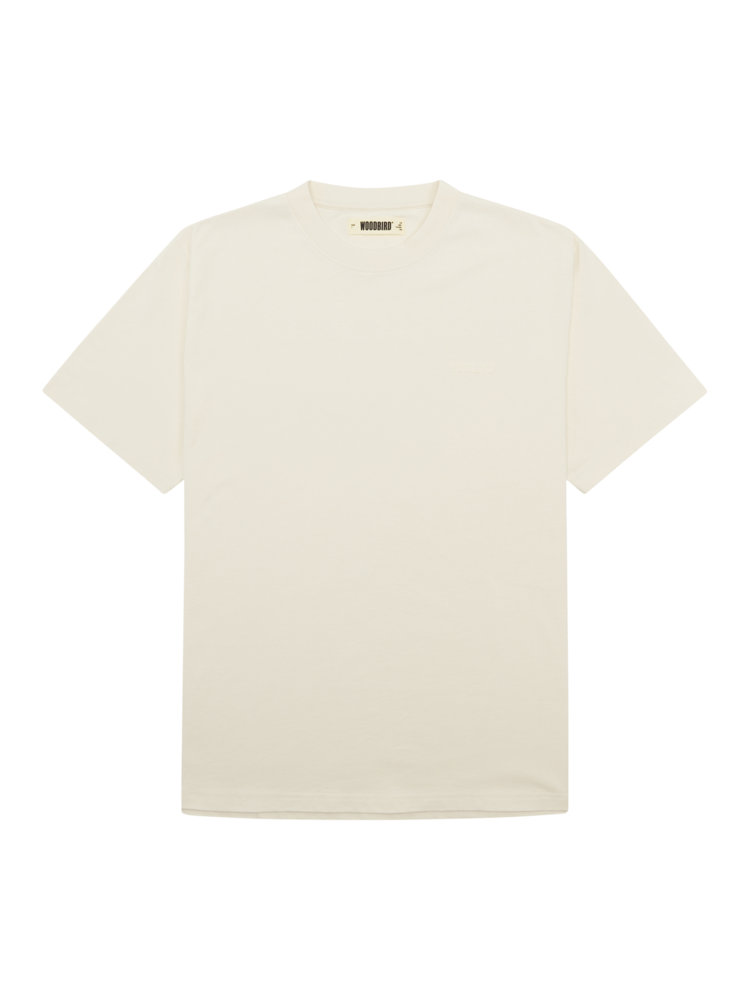 Woodbird Baine Base Tee 'Off White'