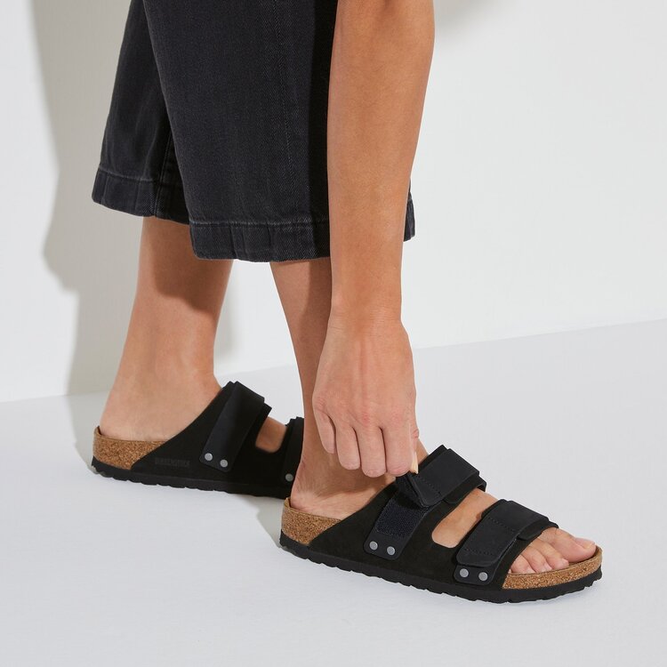 Birkenstock Uji Suede Leve 'Black'