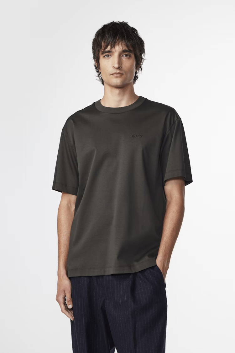 No Nationality 07 Nat Logo Cotton Tee 3525 'Dark Army'