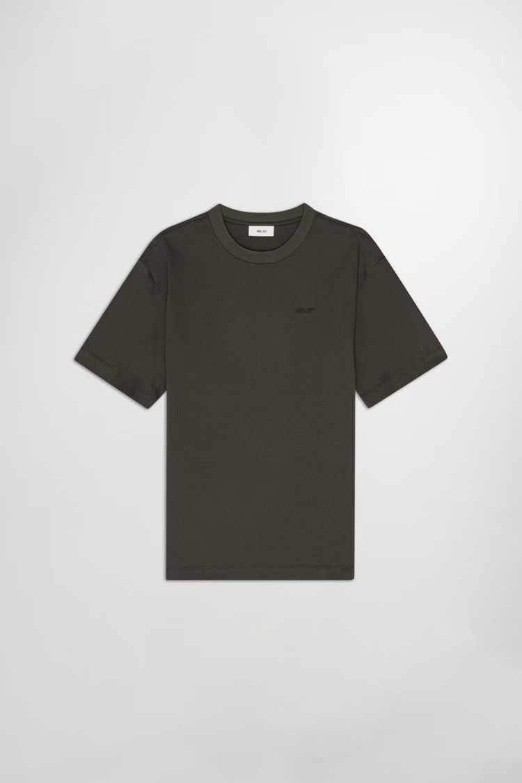 No Nationality 07 Nat Logo Cotton Tee 3525 'Dark Army'