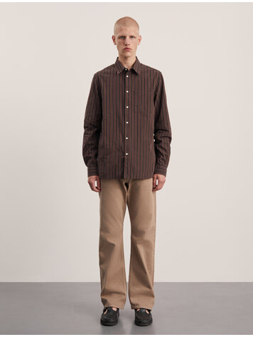 Another Aspect Another Shirt 3.0 'Brown / Black' Stripe