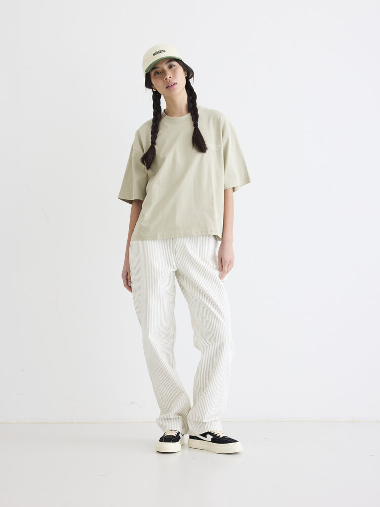 Woodbird Vera Carpenter Pants 'Off White'
