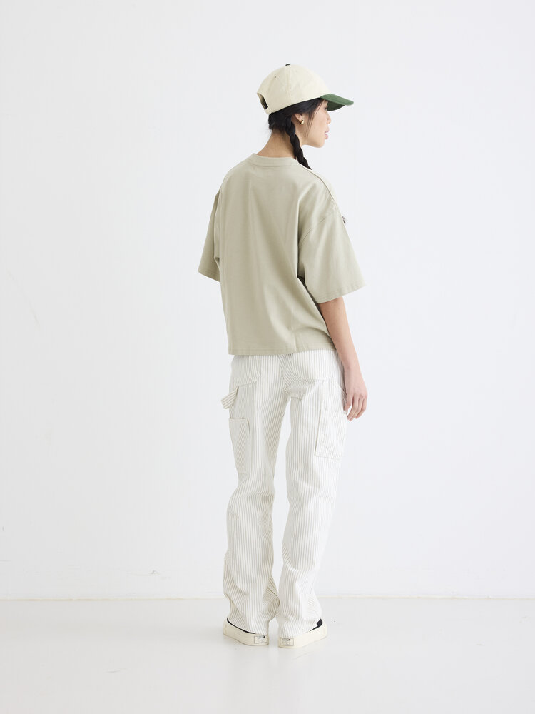 Woodbird Vera Carpenter Pants 'Off White'
