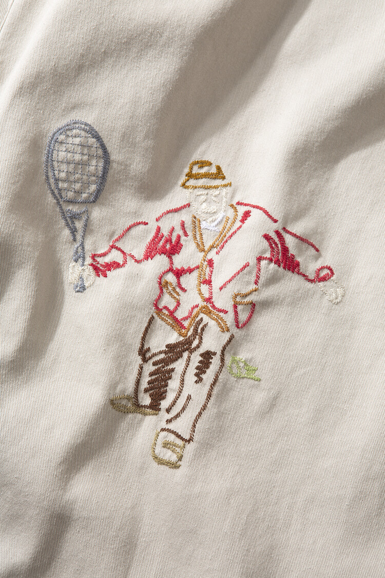 Edmmond Studios Sporting Goods Shirt 'Plain Taupe'