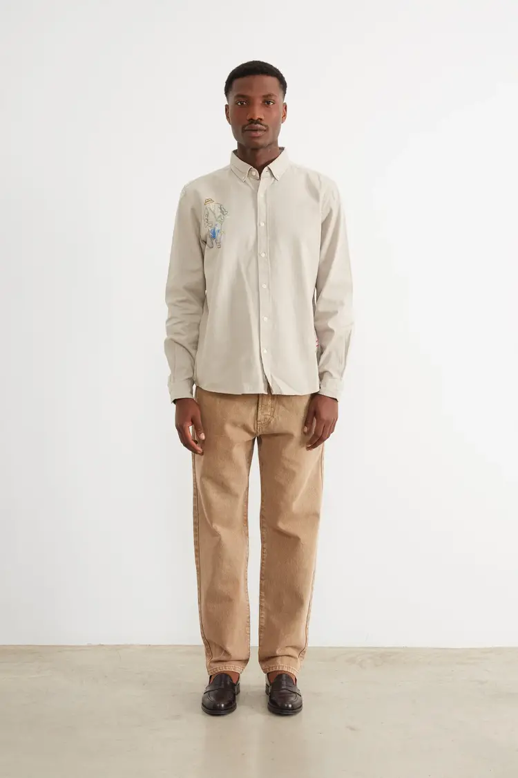 Edmmond Studios Sporting Goods Shirt 'Plain Taupe'