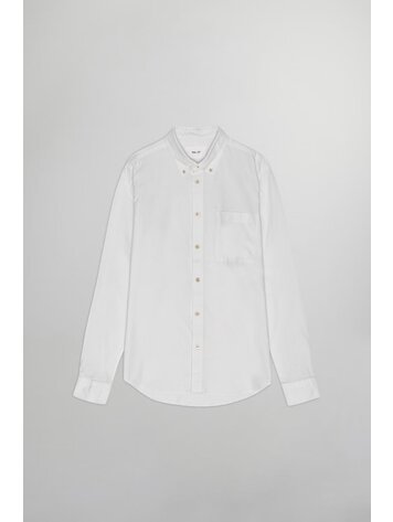 No Nationality 07 Arne BD 5032 Brushed Oxfort Shirt 'White'