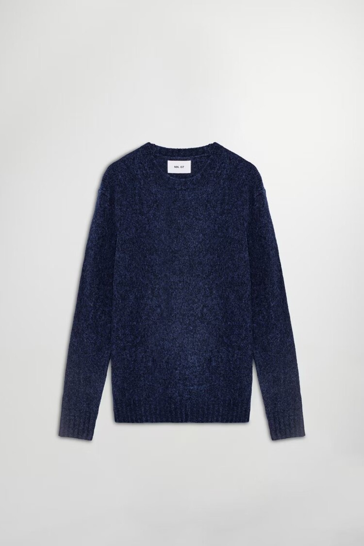 No Nationality 07 Lee 6598 Wool Blend Sweater 'Navy Blue'