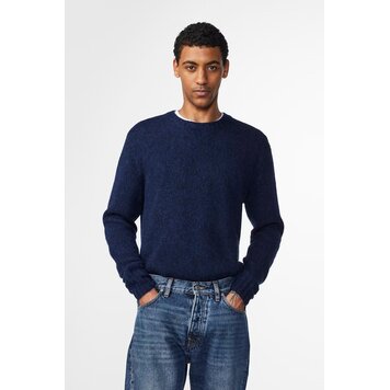 No Nationality 07 Lee 6598 Wool Blend Sweater 'Navy Blue'
