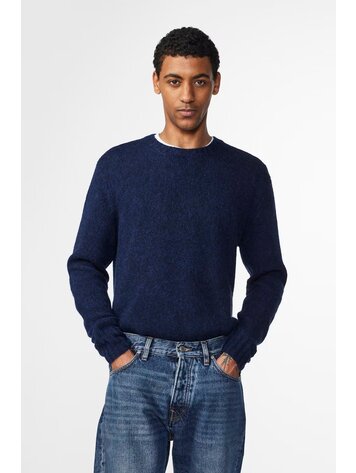 No Nationality 07 Lee 6598 Wool Blend Sweater 'Navy Blue'