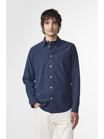 No Nationality 07 Colby 5329 Lyocell Blend Shirt 'Navy Blue'